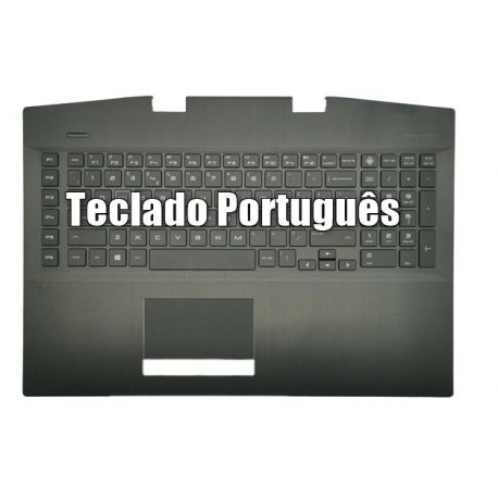 HP Top Cover teclado Português Preto Omen 17 CB L57380 131