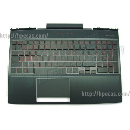 Teclado HP OMEN 15-DC séries Top Cover Dragon Red Backlight Português (L24369-131, L30194-131) N