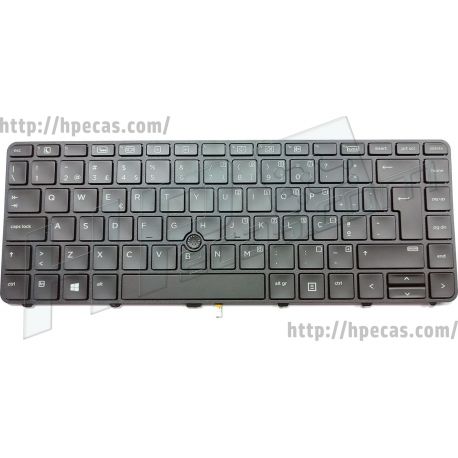 Teclado PT c/Backlight para HP ProBook 640 G2 G3, 645 G2 G3, 650 G2 G3, 655 G2 G3 14" (822338-131, 840800-131, 840801-131) N