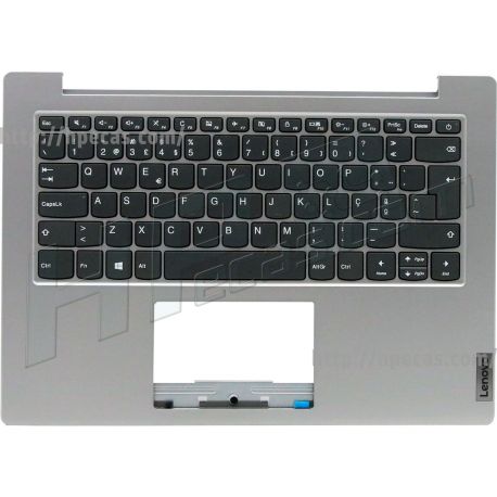 Lenovo IdeaPad 1-14ADA05 Top Cover com teclado Português Platinum Grey 85GW (5CB0Z55497) N