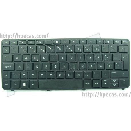 Teclado HP PAVILION 10-F Series Português Preto (758644-131, 761372-131)