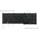 Teclado TOSHIBA Satellite L650 série, Português, Preto Matte (V000211320)