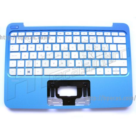 HP STREAM 11-D Top Cover in Horizon Blue With Keyboard White Std PT (792906-131, 794956-131, V135246FK1PO)