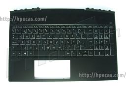 HP GAMING 15-DK Keyboard / Top Cover In Ghost White finish with Backlight (L57594-131, L58827-131, PK132K83B16, V162602NS5 PO) N