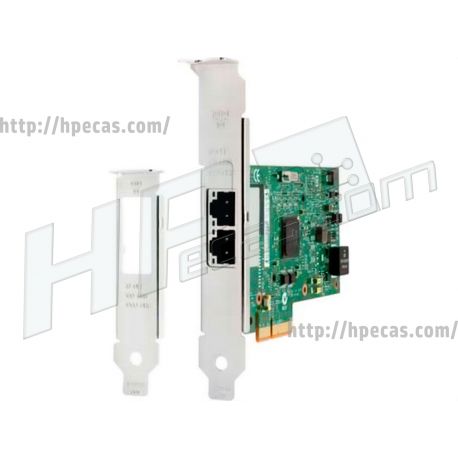 HP Intel I350 Dual-Ports RJ-45 1Gbps 10Base-T/100Base-TX/1000Base-T Gigabit Ethernet PCI Express 2.1 x4 Server Network Adapter (859353-001, 854884-003, I350-T2, I350T2HPI, V4A91AA, V4A91AAR, 275B2AV, 28A84AV, 4Q375AV, 4Q507AV, 9FV40AV, 9FX21AV) N