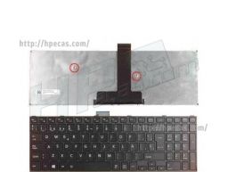 Teclado Toshiba Satellite Pro R50-C, Tecra A50-C, Z50-C, R50-C, Português (G83C000DP3PT) N