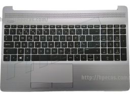 HP 250 G8, 255 G8, 256 G8 Top Cover c/Teclado Ash Silver Português (M31100-131, M34618-131) N