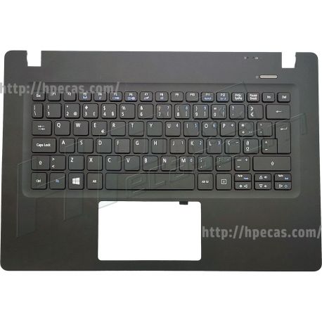 Acer TMP236-M Top Cover Preto com Teclado Português (60.VAPN1.021, 60VAPN1021, V139330AK1 PO, 90.4LK07.S06) Grade B