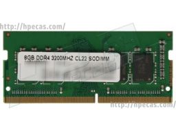 Memória Compatível 8GB (1x8GB) 1R PC4-3200AA-S Non-ECC SDP CAS:22-22-22 1.20V SO-DIMM 260-pin STD (F4-3200C22S-8GRS, HMA81GS6DJR8N-XN, HMAA1GS6CJR6N-XN, M471A1K43DB1-CWE, M471A1K43EB1-CWE, MT8ATF1G64HZ-3G2, MTA8ATF1G64HZ-3G2, TED48G3200C22-S01) N