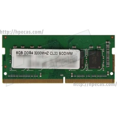 Memória Compatível 8GB (1x8GB) 1R PC4-3200AA-S Non-ECC SDP CAS:22-22-22 1.20V SO-DIMM 260-pin STD (F4-3200C22S-8GRS, HMA81GS6DJR8N-XN, HMAA1GS6CJR6N-XN, M471A1K43DB1-CWE, M471A1K43EB1-CWE, MT8ATF1G64HZ-3G2, MTA8ATF1G64HZ-3G2, TED48G3200C22-S01) N