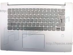 LENOVO Top Cover L 81EV com Teclado Platinum Grey FingerPrint BackLight Portuguese for IdeaPad 530S-15IKB (5CB0R12696) N