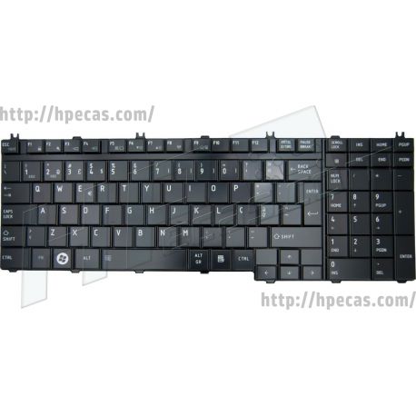 Teclado TOSHIBA Satellite Preto, Português (9Z.N1X82.006, A000039450, K000074210, K000086030, MP-06873P0-920, MP-06876P0-698, P000524240, PK1304I0190, PK130741A12, V109252AK1) N