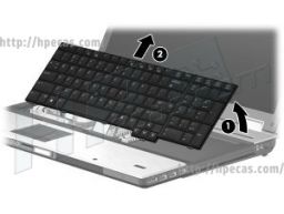 Teclado HP Reimpresso em Português para EliteBook 8740W série  (597582-131) N