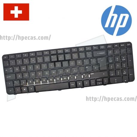 HP Teclado Suiço Preto 673613-BG1 681800-BG1 699497-BG1 700271-BG1 (N)