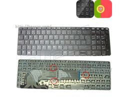 Teclado HP ProBook 450, 455, 470 sem Frame sem Backlit Português (721953-131, 727682-131)