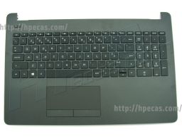 HP Top Cover Dark Ash Silver inclui TouchPad e Teclado PT HP 250 G6 255 G6 (929906-131, PK132042A16, SG-87520-XPA, SN71612-PORT) N