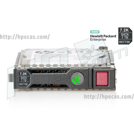 HPE 1TB 7.2K 6Gb/s SATA LFF HP 512n MDL SC HDD - Not for MSA (657739-001, 657750-B21, 657750-S21, 657750-TV1) R