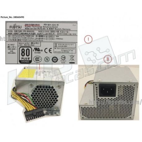 Fujitsu Fonte de Alimentação 180w ESPRIMO P558 (S26113-E600-V50-1) R