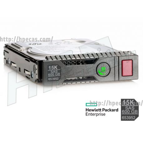 HPE 600GB 15K 6Gb/s DP SAS 3.5" LFF HP 512n ENT Gen8-Gen10 SC HDD (652620-B21, 653952-001, 713867-B21, 713965-001, 739455-B21, 739709-001) R