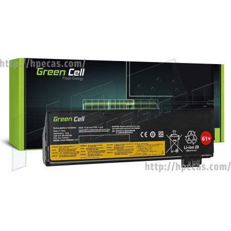 Green Cell Bateria para Lenovo ThinkPad T470 T480 T570 T580 T25 A475 A485 P51S P52S * 11.1V 4400mAh 61+ (LE95) N