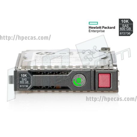 HPE 600GB 10K 12Gb/s SAS 2.5" SFF HP 512n ENT DS SC Gen8-Gen10 HDD (872477-B21, 872736-001, P12285-B21) FS