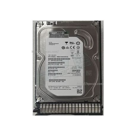 HPE 1TB 7.2K 6Gb/s SATA 3.5" LFF HP 512n MDL SC HDD (702286-B21, 702660-001, 713869-B21, 713970-001, 861691-B21, 862128-001) R