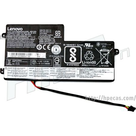 Bateria Lenovo Original 3 células 11.1V 24Wh 2090mAh (01AV459, 121500143, 121500144, 45N1108, 45N1109, 45N1110, 45N1111, 45N1112, 45N1113, 45N1773, L16M3P71, SB10K97602) N