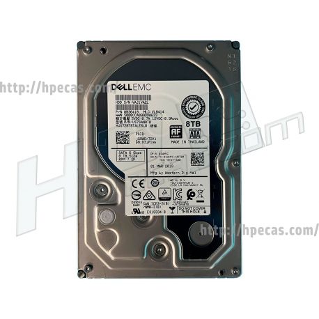 DELL EMC 8TB 7.2K 6Gb/s SATA 3.5" LFF HP 512e ENT RW HDD (1WMVC, 4WXV5, 61V26, 6T6TD, 7MJCV, 88MH8, 92MDW, 98GV2, 9X09C, F4JXT, J6RTX, K5HDG, KRV2W, NPN97, RGX9G, T05HP, YM86T) R