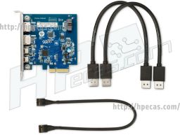 HP Thunderbolt 3 PCIe 2-port I/O AIC Card Kit (3UU05AA, 3UU05AT, 3UU05AAR) N