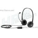 HP Stereo Usb Headset com microfone ajustável (T1A67AA)