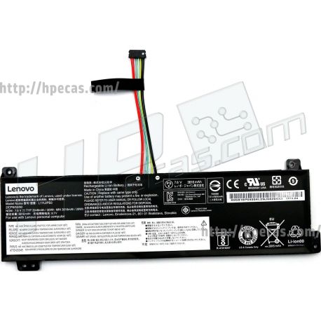 Bateria Original Lenovo V130-15IGM, V130-15IKB, V330-14ISK, V330-15IKB, V330-15ISK de 2 células 7.6V 30Wh 4000mAh (5B10P53998, 5B10P54004, 5B10P54005, 5B10R32998, 5B10R38759, 5B10W67297, 5B10W67381, 5B10W67423, L17C2PB3, L17L2PB3, L17M2PB3) N