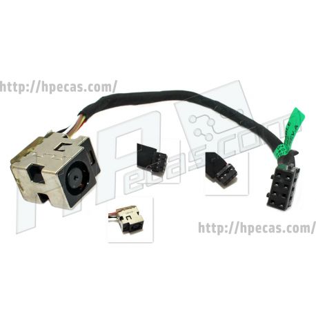 DC Power Jack HP Pavilion G6-2000 CQ-58 CQ58 DM4-3000 G6-2000 G7-2000 2000-2xxx Series (661680-001, 661680-301, 661680-302, 661680-TD1, 661680-YD1, 682744-001, 686258-001, 689678-001, 691599-001)