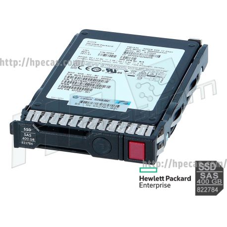 HPE 400GB TLC 12Gb/s SAS 2.5" SFF HP 512n MU PLP Gen9-Gen10 SC SSD (822555-B21, 822784-001) R