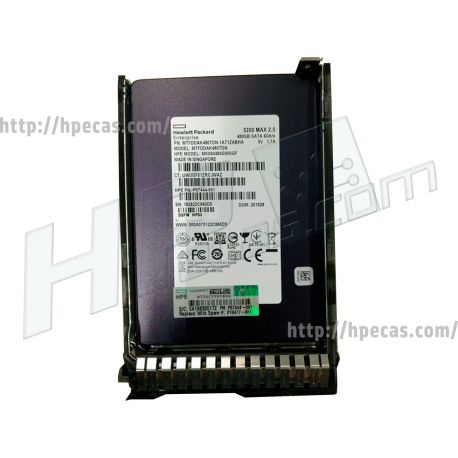 HPE 480GB TLC 6Gb/s SP SATA 2.5" SFF HP 512e MU MV DS Gen9-Gen10 SC SSD (P18477-001, P18432-B21, P18432-H21, P18432-K21) N