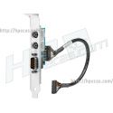 HP Serial/PS/2 Adapter Kit, PCIe Card, 200mm Cable, Low Profile (141K9AA, 141K9AT, 1VD82AA, 902760-001, 910110-001, 910110-002, 910324-001, 914127-001, L13221-001) N