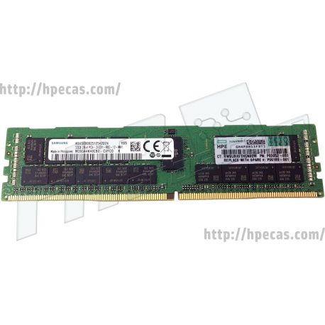 Memória Smart HPE  32GB (1x32GB) 2R PC4-2933Y-R 8-bit ECC SDP CAS:21-21-21 1.20V 64-bit RDIMM 288-pin STD (P00924-B21, P00925-B21, P03052-091, P06189-001, P06189-001B, P12776-B21, P12981-091, P13210-001, P18450-B21, P27132-B21, P28225-B21, Q9U18A)  R