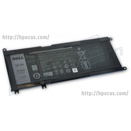 Bateria Dell original 15.2v 56wh 3500mah - Inspiron 5568 7353 7368 7570 Latitude 3380 3400 3580 3590  (PVHT1 , 81PF3 , 7FHHV , J9NH2 , 99NF2 , W7NKD , 33YDH , 1GGDK) N