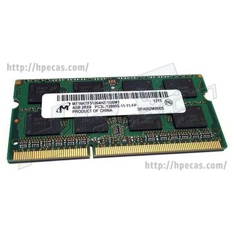 Memória Compatível Sodimm 4GB DDR3L 1066 / 1333 / 1600Mhz Dual Rank 2Rx8 (Low Voltage)