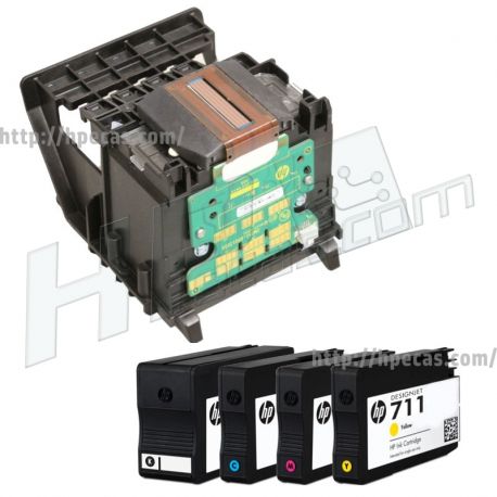 Cabeça de Impressão HP Designjet T120 T520 série HP 711 (C1Q10A) N