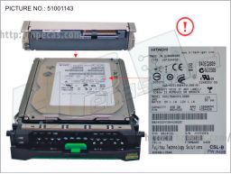 FUJITSU 450GB 15K 6Gb/s SAS 3.5" LFF 512N HP EP w/A3C40101977 HDD (38012053, 51001143, A3C40113548, S26361-F4005-L545) R