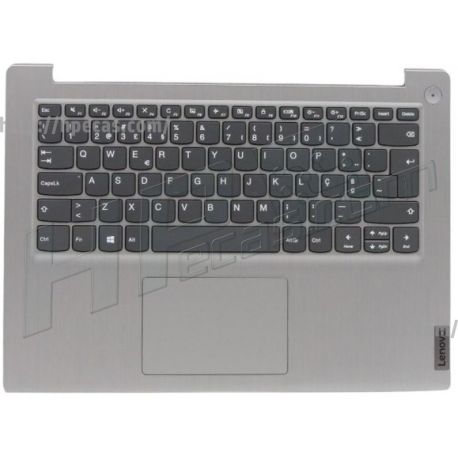 LENOVO Top Cover com teclado Português, Platinum Grey, IdeaPad 3-14 Series (5CB1D67384, 5CB0X56590) N