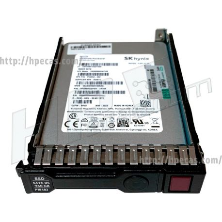 HPE 960GB TLC 6Gb/s SP SATA 2.5" SFF HP 512n RI MV DS Gen9-Gen10+ SC SSD (P18483-001, P18424-B21, P18424-H21, P18424-K21, P18424-X21, P18425-B21) N