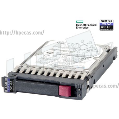 HPE 600GB 10K 6Gb/s DP SAS 2.5" SFF HP 512n for EVA M6625 ST HDD (613922-001, AW611A) N