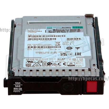 HPE 800GB TLC 24Gb/s DP SAS 2.5" SFF HP MU DS Gen10-Gen10+ SC SSD (P37171-001, P26290-B21) N