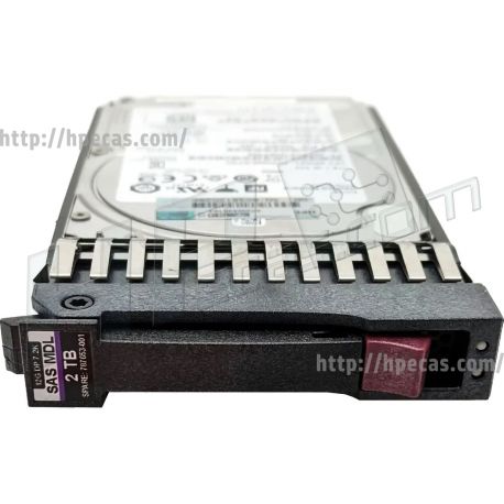 HPE 2TB 7.2K 12Gb/s DP SAS 2.5" SFF HP 512e MDL MSA Gen4-Gen5 ST HDD (787653-001, J9F51A) R