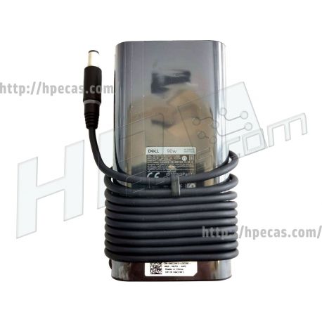 Carregador DELL Original 90W 19.5V 4.62A 7.4x5.0 PIN Rectangular/Rounded (AC027, 332-1833, 450-19036, 450-AAYQ, 492-BBCU, 5GT3K, 6C3W2, C9HYX, HH44H, JCF3V, MYRTG) N