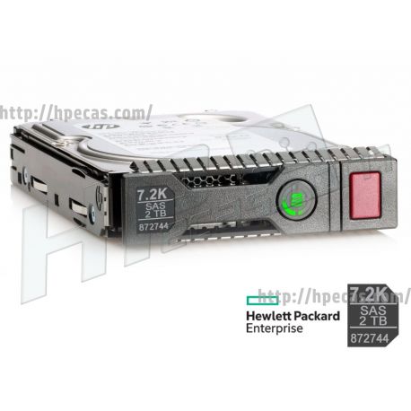 HPE 2TB 7.2K 12Gb/s DP SAS 3.5" LFF HP 512n MDL DS Gen9-Gen10 SC HDD (872485-B21, 872485-S21, 872744-001) N