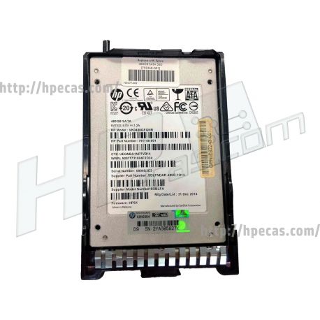 HPE 450GB MLC 6Gb/s SATA 2.5" SFF NHP 512n VE XL230B Gen9 SL SSD (792241-B21, 792241-S21, 792242-B21, 792368-001) N