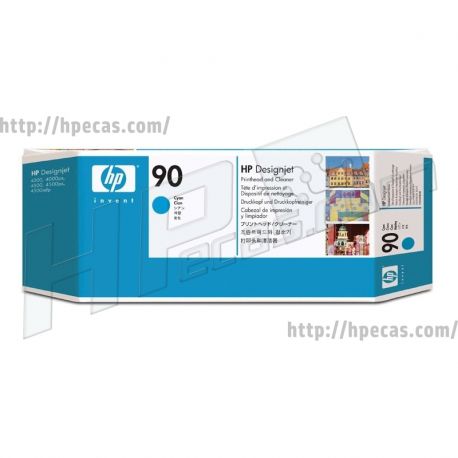 HP 90 Cyan Printhead + Cleaner (C5055A)
