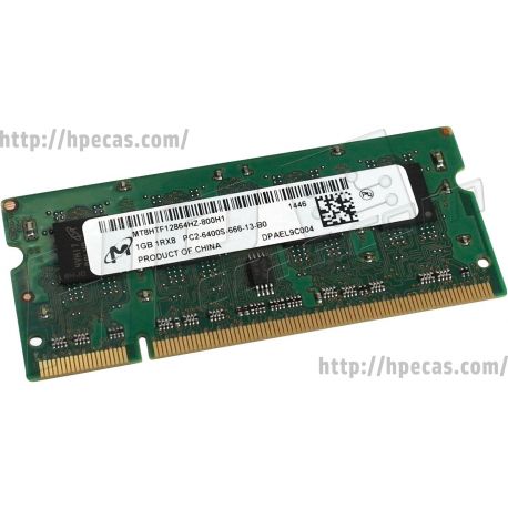 Memória HP 1GB (1x1GB) 1Rx8 PC2-64006-S Non-ECC SDP CAS:6 1.80V SO-DIMM 200-pin STD (441590-C91, 441590-DX8, 485032-005, 598861-001, A2W77-67912) N